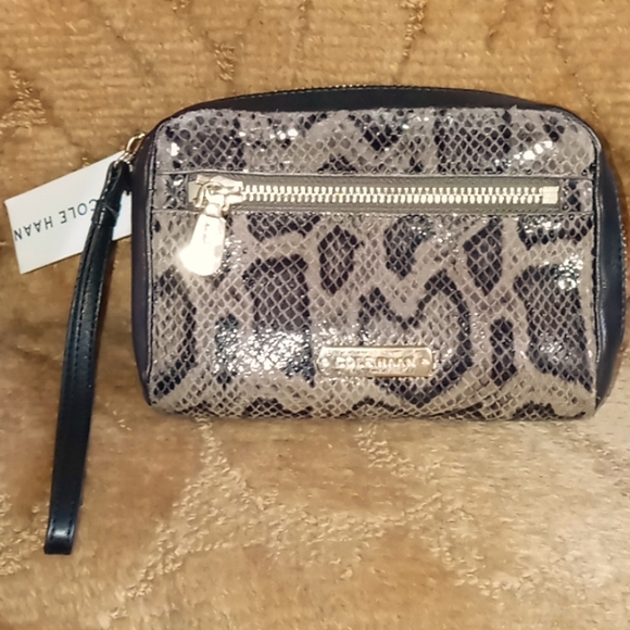 Cole Haan Handbags - Cole Haan Snake Wrist Pouch
